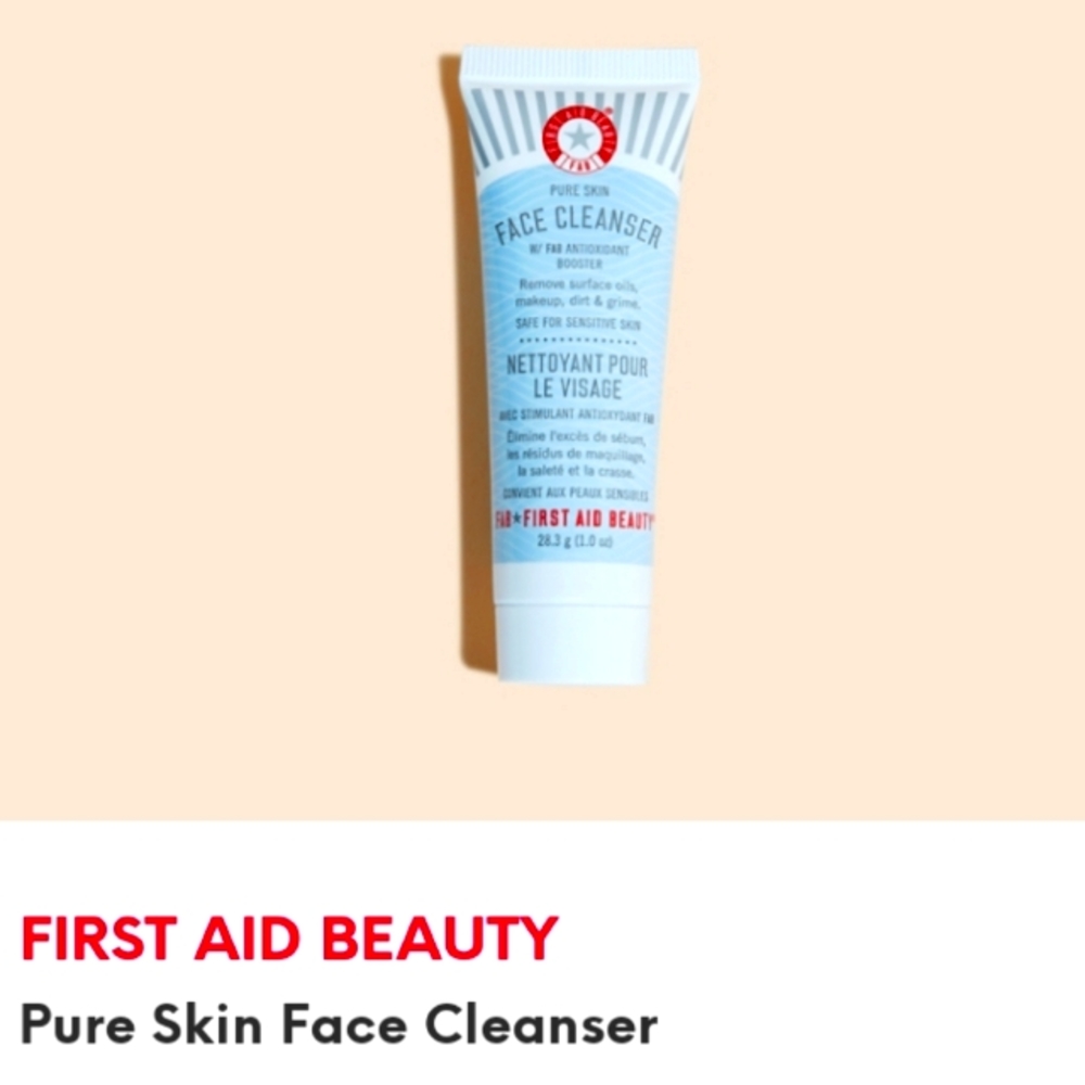first aid beauty pure skin face cleaner